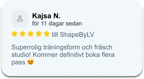 Recension från nöjd kund